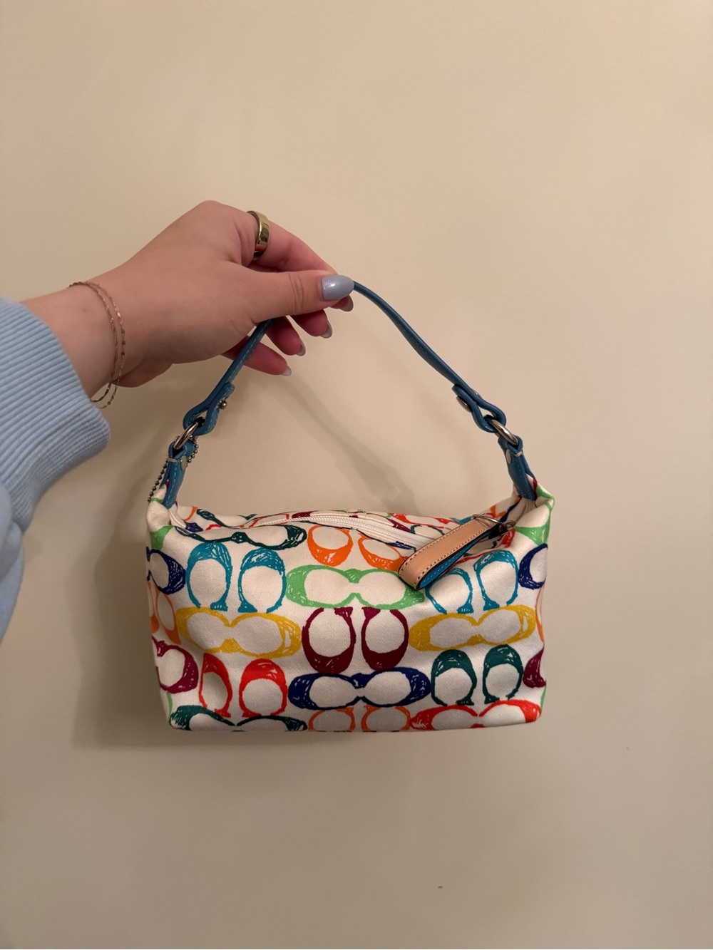 COACH Limited Edition Multicolour Mini Scribble Purse - Picture 2 of 7